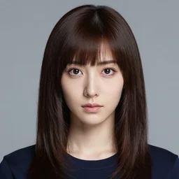 studio portrait of a woman who bears an uncanny resemblance to motoko kusanagi.