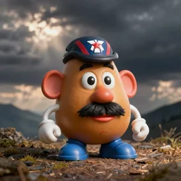 mr. potato head dressed as joe biden