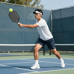 pickleball match hyperrealistic cover