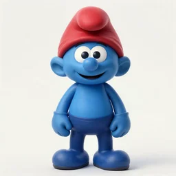 olaf scholz as a smurf. high quality 8 k resolution