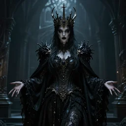 stunning Gothic king psychedelic, dark and mysterious, atmospheric, ominous, eerie, cinematic, Epic, 8k, 4k, ultra detail, ultra realistic, rendered by awesomeness