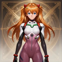 portrait of asuka langley soryu, neon - genesis - evangelion. techwear, sci - fi, background, intricate, elegant, highly detailed, digital painting, artstation, concept art, smooth, sharp focus, illustration, by anato finnstark, boissb - blanca. j, cindy avelino, clint cearley, anna podedworna