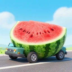 watermelon car