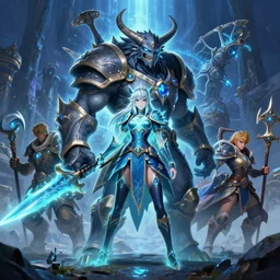 shara ishvalda boss of monster hunter world iceborn worldboss guild raid digital painting bioluminance alena aenami artworks in 4 k rtx hdr design by lois van baarle by sung choi by john kirby and artgerm style pascal blanche and magali villeneuve