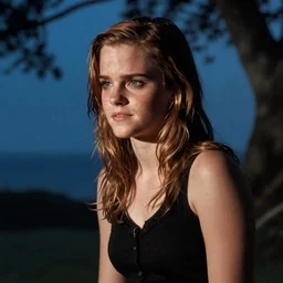 emma watson, film still from the blue lagoon