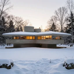 a winter home by frank lloyd wright
