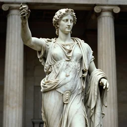 greek statue of Heraclite in American Psycho (1999)