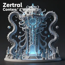 spacecore, eldritch, psychic, elemental masterpiece 8k resolution Behance HD scrollwork magic conduits zBrush Central contest winner, cel-shaded gothic supercomputer pastiche by Dan Witz