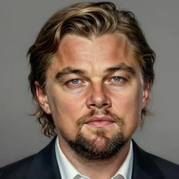 painted closeup portrait of leonardo dicaprio in don't look up, long hair, masculine, with beard, majestic, photorealistic, intricate, elegant, extremely detailed digital painting, trending artstation, concept art, sharp focus illustration art by andrea pazienza