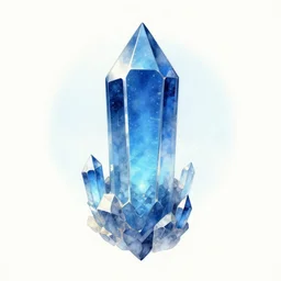 crystal stargate, blue mountains, art by ismail inceoglu, artstation