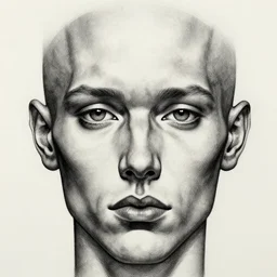 psychopath face, full detailed, face art,
