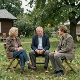 an out doors environment designed for the director Roy Andersson movie