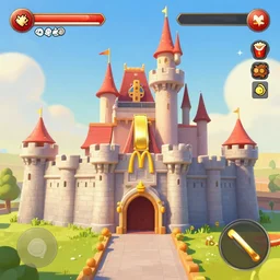 elden ring gameplay screenshot of a mcdonald's themed castle