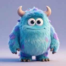 funny crazy furry monster mini cute style, highly detailed, rendered, ray - tracing, cgi animated, 3 d demo reel avatar, soft shade, soft lighting