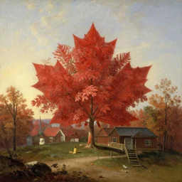 the maplestar redoubt by frederic edwin church