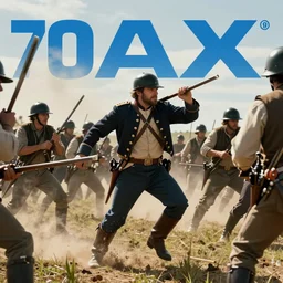 promotional movie still rendered in octane, of an action shot from the battle of little bighorn, custer's last stand, majestic action, focusing on the offset center of the scene, intense dramatic hdr, natural light, cinematic lighting, extremely high detail, photorealistic, imax 7 0 mm, iso 4 0 0, 8 k, 4 k, hq