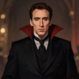 nicolas cage as dracula, highly detailed, centered, artstation, concept art, smooth, sharp focus, illustration, bokeh art by artgerm and donato giancola and joseph christian leyendecker zdzisław beksinski
