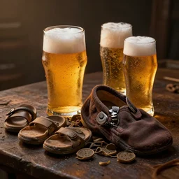 beer and diapers, dim volumetric lighting, 8 k octane beautifully detailed render, post - processing, extremely hyper - detailed, intricate, epic composition, cinematic lighting, masterpiece, trending on artstation, detailed detailed detailed, masterpiece, stunning art, wonderful masterpiece, beautiful cinematic light