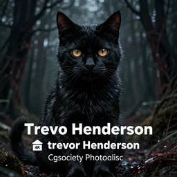 [ evil anthropomorphic black cat ]! illustrated by [ trevor henderson ]!, horror! art style, macabre feel, dark! atmosphere and lighting, 4 k photorealistic! photography, shot by jimmy nelson, trending on [ unsplash ]!, contest winner, cgsociety photorealism, award winng