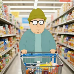 jesse pinkman shopping at walmart,