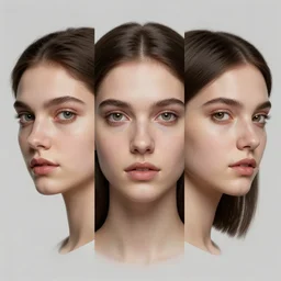 3 d photo - realistic face portrait of a goddess by aykut aydogdu and alena aenami, octane render