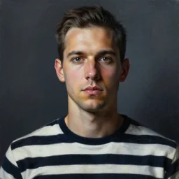 high quality high detail painting of stripes by tim eitel, hd, portrait, dramatic lighting