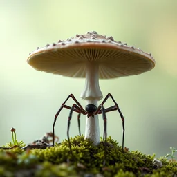 mushroom with spider legs 4 k