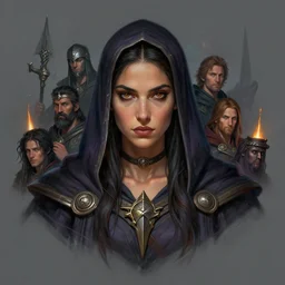 symmetrical head - on centered painted portrait, maya ali as mage, warhammer, gloomhaven, matte painting concept art, official fanart behance hd artstation by jesper ejsing and rhads and lois van baarle and ilya kuvshinov and rossdraws