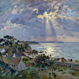 Finistère coast by Claude Monet