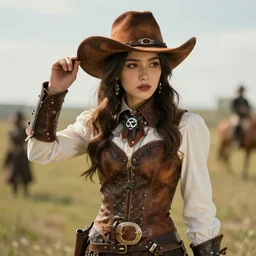 steampunk cowgirl