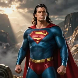 photo conan the barbarian as superman