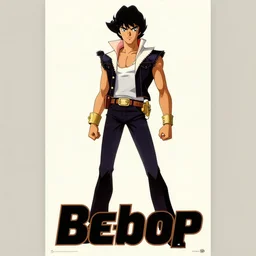 vintage movie poster for cowboy bebop,