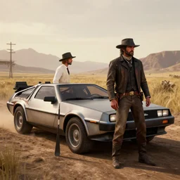 1 9 8 2 delorean in red dead redemption 2