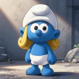 smurfette in anime style