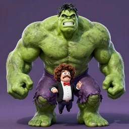 BOB ROSS as hulk