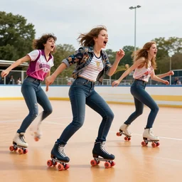 unhinged attitudes creating mayhem at the roller rink