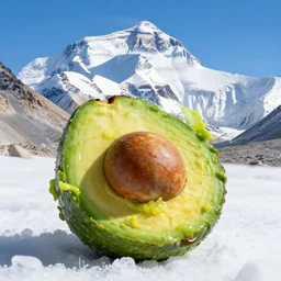 mount everest made of guacamole