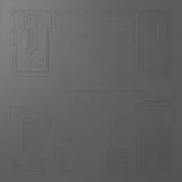 a matte grey flat texture of an industrial scifi wall inspired by the matrix, star wars, ilm, beeple, star citizen halo, mass effect, starship troopers, elysium, the expanse, high tech industrial, Artstation Unreal