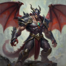 clear oil painting of dr. mundo as dragonslayer from league of legends by greg rutkowski