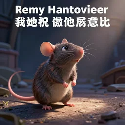 Remy the the rat from Ratatouille realistic