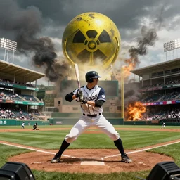 nuclear baseball destruction