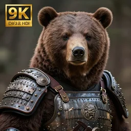 photo of a armoured bear warrior, highly detailed, 8 k, hdr, close up, smooth, sharp focus, high resolution, award - winning photo