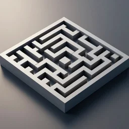 wimmelbilder maze made of tetris blocks, unreal engine, octane render, isometric, very sharp