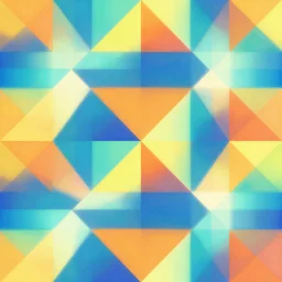 summer day, very beautiful geometric pattern, vibrant colors