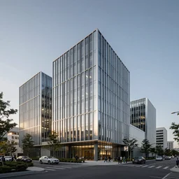 professional quality photography of a beautiful tech company headquarters designed by gensler