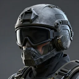 stealth military tactical goggles headgear helmet mercenary combat armor special tactical elite future nano final render trending on artstation digital painting highly detailed concept art final 4 k 8 k hd shading sharp intricate