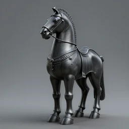 a black knight, highly detailed, detailed, fine texture, 3 d render, unreal engine, 3 d character