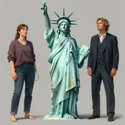 a barefoot depiction of miss liberty, illustration by mandy jurgens and william adolphe bouguereau, artgerm, 4 k, digital art, surreal, highly detailed, artstation, digital painting, concept art, smooth, sharp focus, illustration by mandy jurgens and william adolphe bouguereau