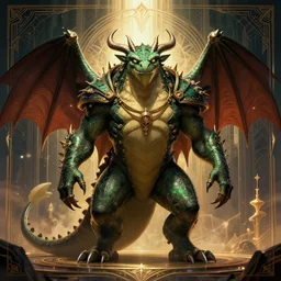 epic professional digital art of Smaug, best on artstation, cgsociety, wlop, cosmic, epic, stunning, art deco, gorgeous, much detail, much wow