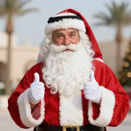 santa claus as an arabian